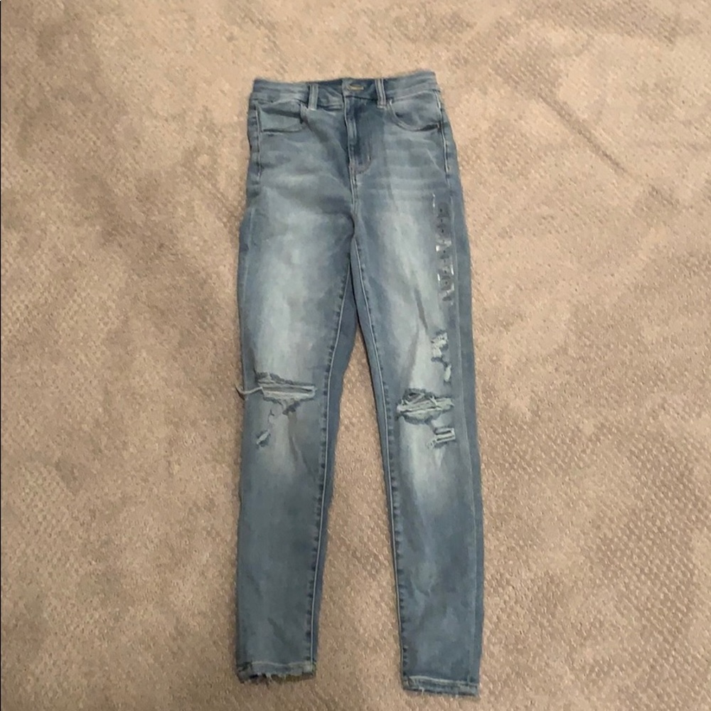 American Eagle high rise stretch jeggings size 2